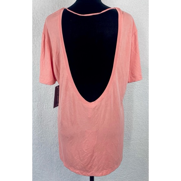 (NWT) AMERICAN APPAREL • Desert Flower Brushed Jersey Open-Back Short Sleeve Tee - Picture 7 of 16